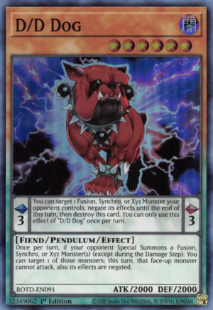 D/D Dog Card Front