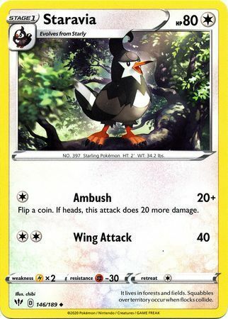 Staravia Card Front