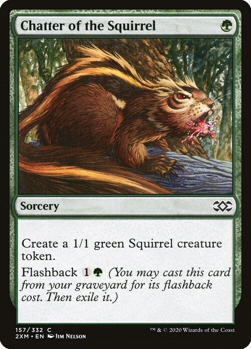 Chatter of the Squirrel Card Front