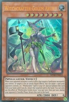 Witchcrafter Golem Aruru Card Front