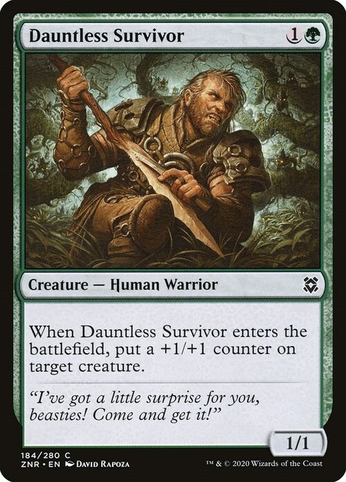 Dauntless Survivor Card Front