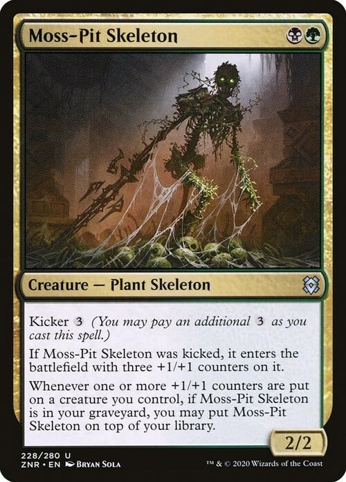 Moss-Pit Skeleton Card Front