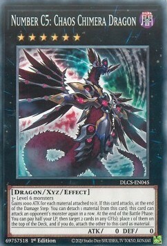 Number C5: Chaos Chimera Dragon Card Front