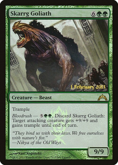 Skarrg Goliath Card Front