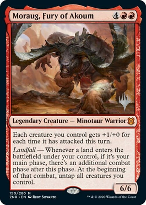 Moraug, Fury of Akoum Card Front