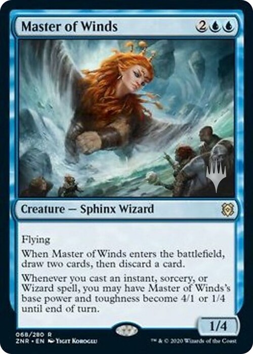 Master of Winds Card Front