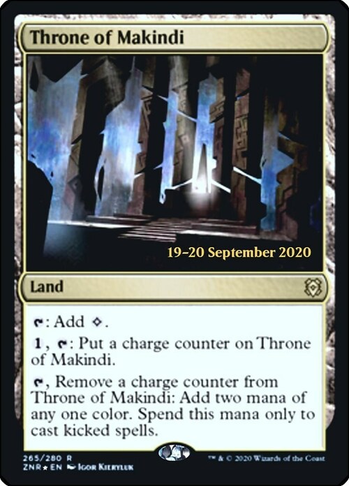 Throne of Makindi Card Front