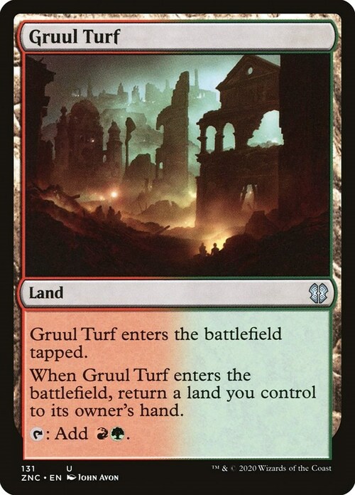 Gruul Turf Card Front