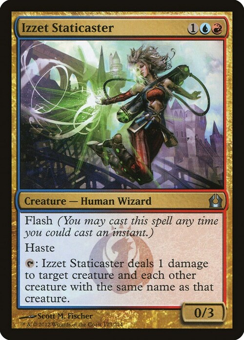 Izzet Staticaster Card Front