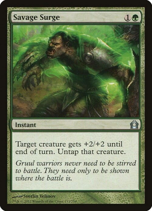 Savage Surge Card Front