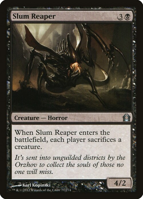 Slum Reaper Card Front