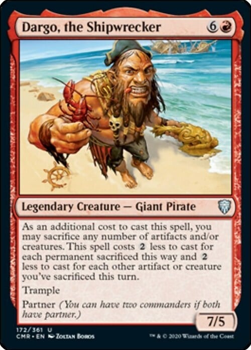 Dargo, the Shipwrecker Card Front