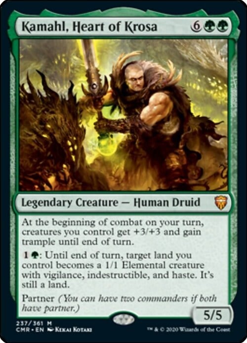 Kamahl, Heart of Krosa Card Front