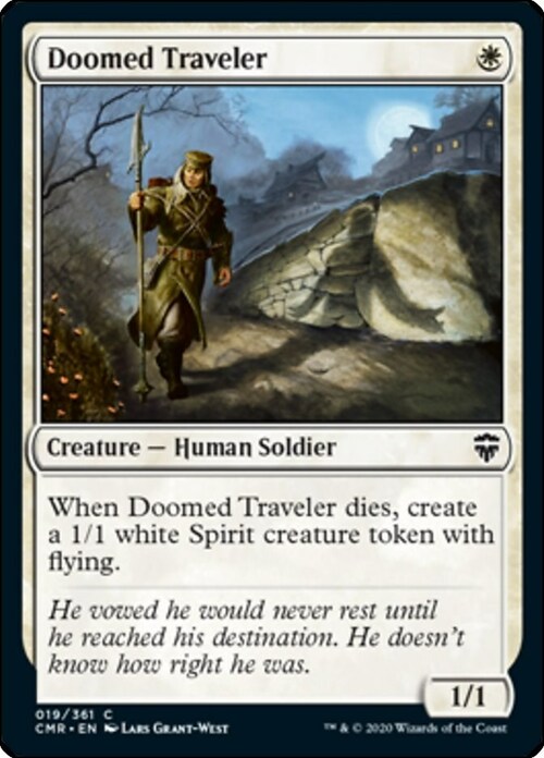 Doomed Traveler Card Front