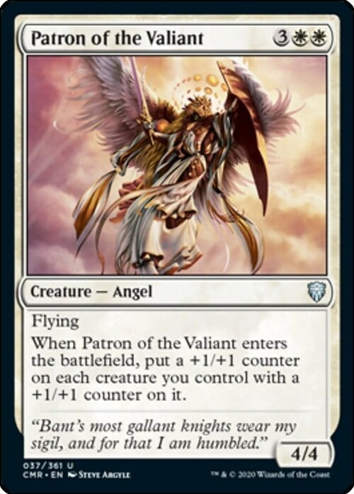 Patron of the Valiant Card Front