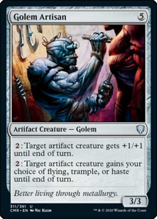 Golem Artisan Card Front