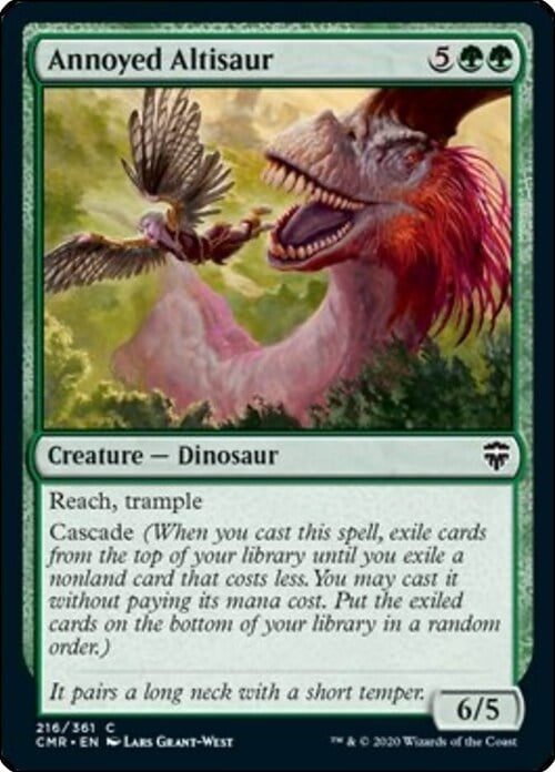 Annoyed Altisaur Card Front