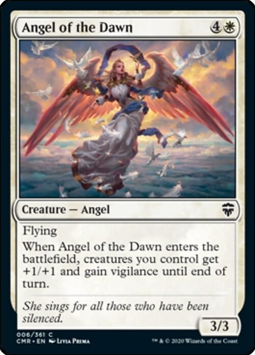 Angel of the Dawn Card Front