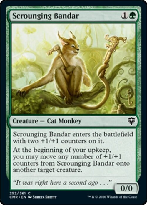 Scrounging Bandar Card Front