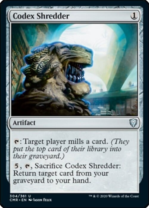 Codex Shredder Card Front