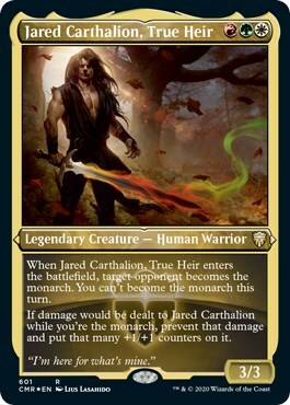 Jared Carthalion, True Heir Card Front