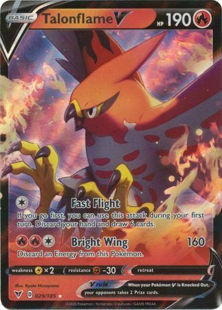 Talonflame V Card Front