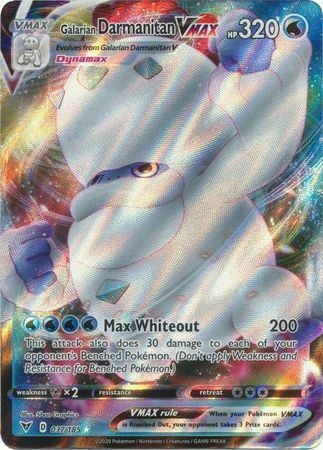 Galarian Darmanitan VMAX Card Front