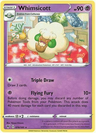 Whimsicott Card Front