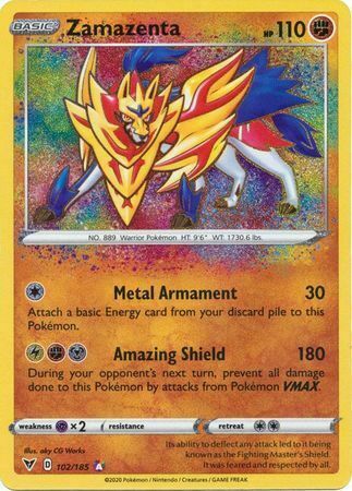 Zamazenta Card Front