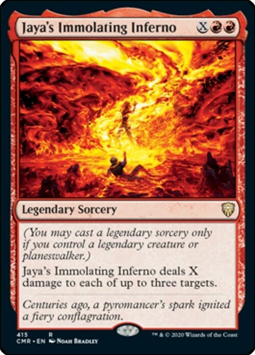 Jaya's Immolating Inferno Card Front