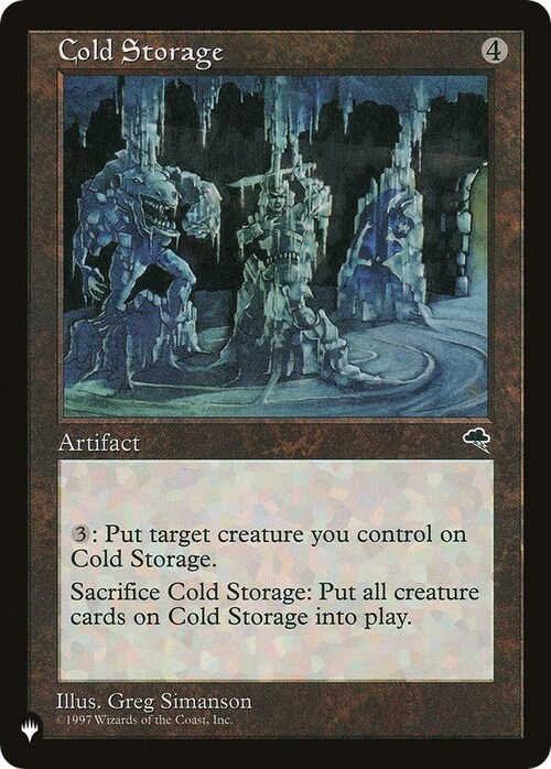 Cold Storage Card Front