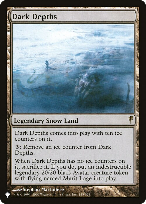 Dark Depths Card Front