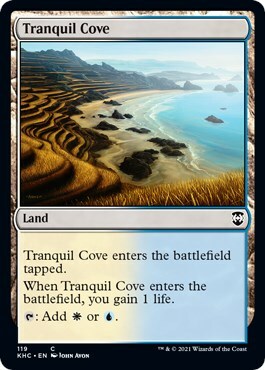 Tranquil Cove Card Front