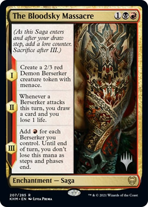 The Bloodsky Massacre Card Front