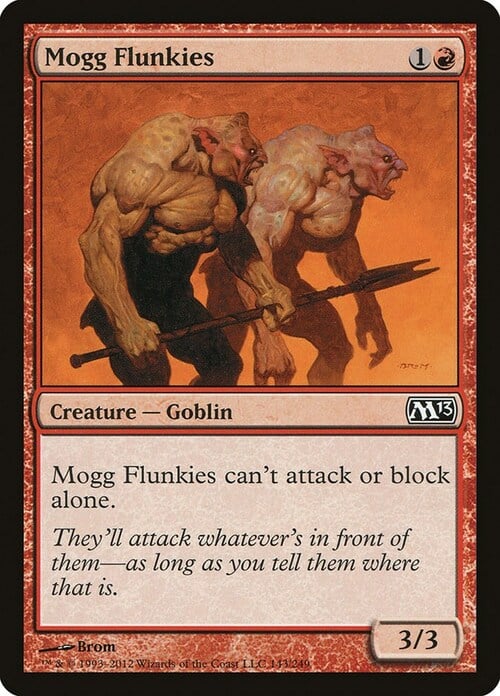 Mogg Flunkies Card Front