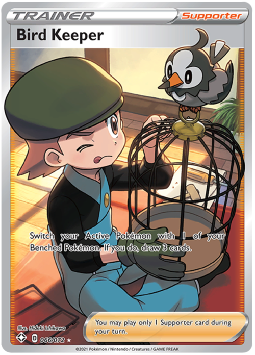 Bird Keeper Card Front