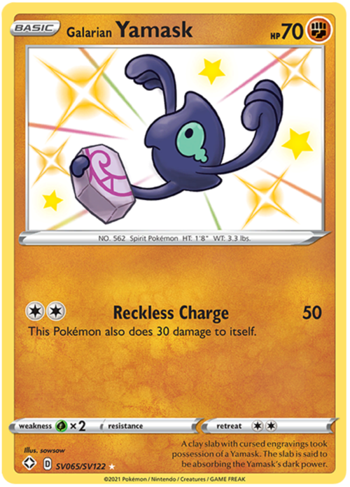 Galarian Yamask Card Front