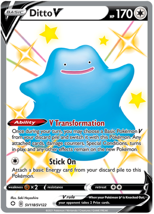 Ditto V Card Front