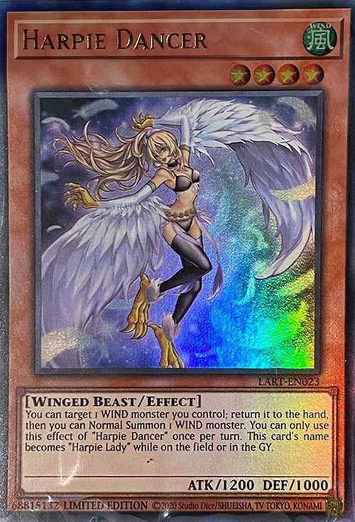 Harpie Dancer Card Front