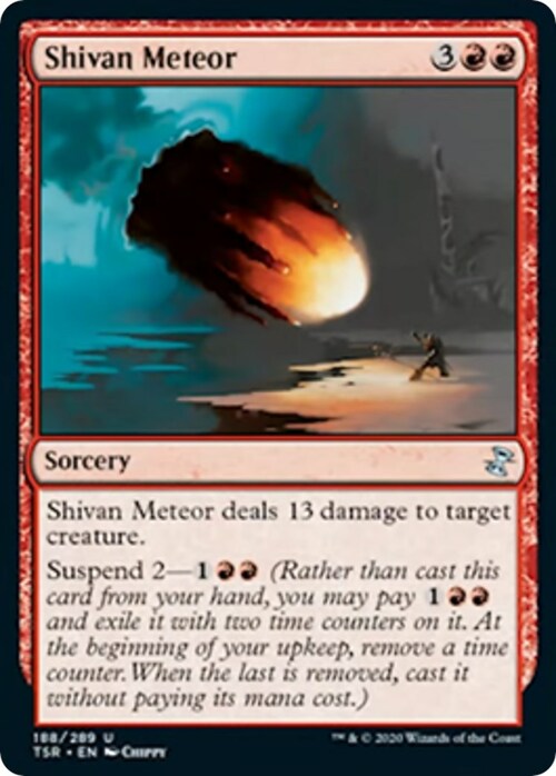 Shivan Meteor Card Front