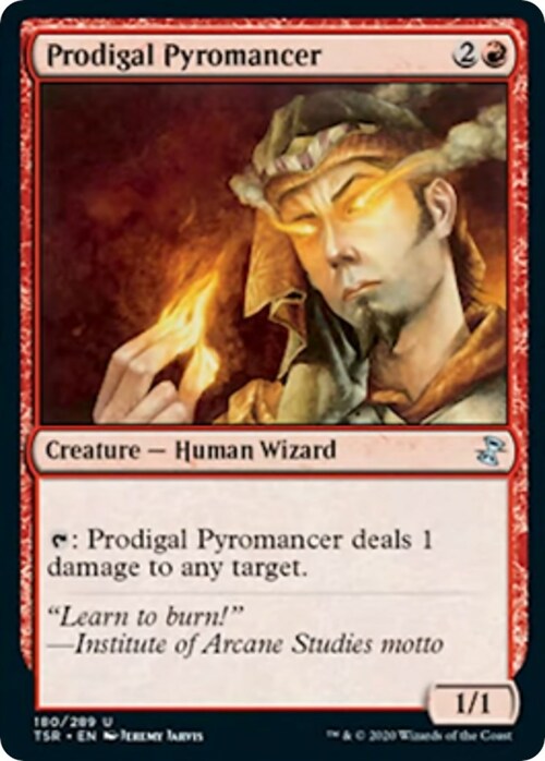 Prodigal Pyromancer Card Front