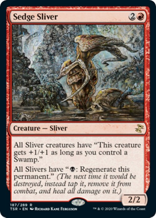 Sedge Sliver Card Front