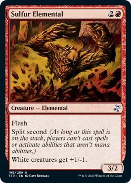 Sulfur Elemental Card Front