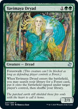 Yavimaya Dryad Card Front