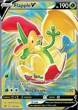 Flapple V Card Front