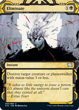 Eliminate Card Front