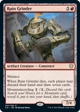 Ruin Grinder Card Front