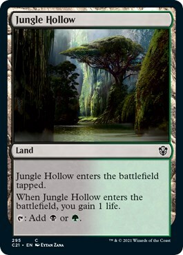 Jungle Hollow Card Front