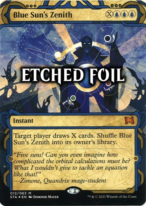 Blue Sun's Zenith Card Front