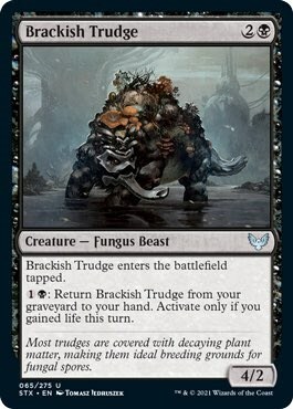 Brackish Trudge Card Front